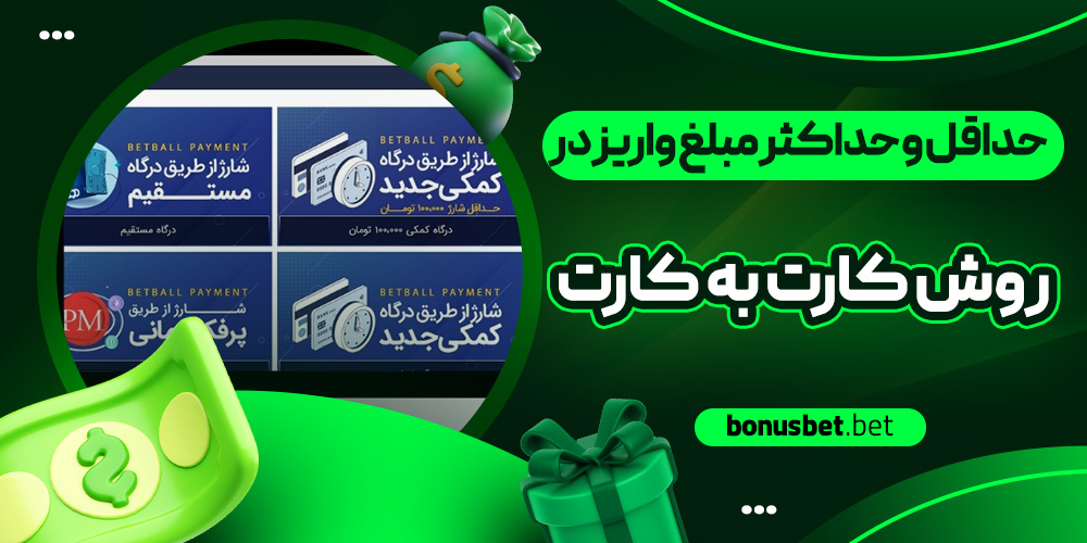 حداقل و حداکثر مبلغ واریز در روش کارت به کارت